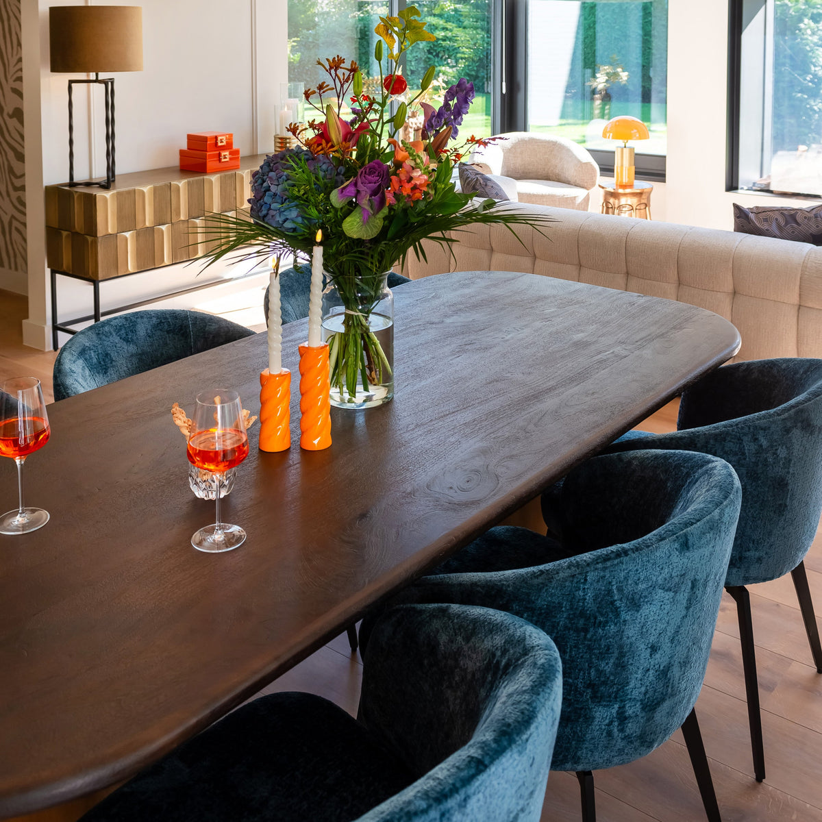 Eettafel Cavo brown 230