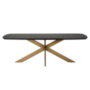 Eettafel Cambon dark coffee danish oval 230