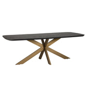 Eettafel Cambon dark coffee danish oval 280