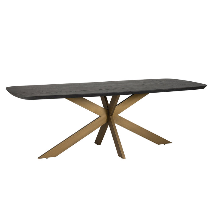 Eettafel Cambon dark coffee danish oval 280