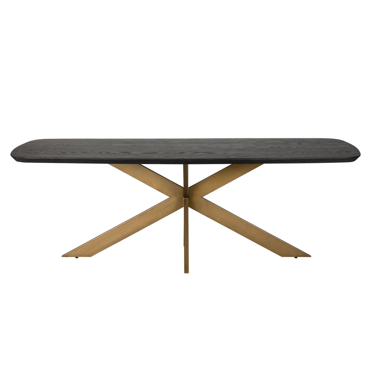 Eettafel Cambon dark coffee danish oval 280