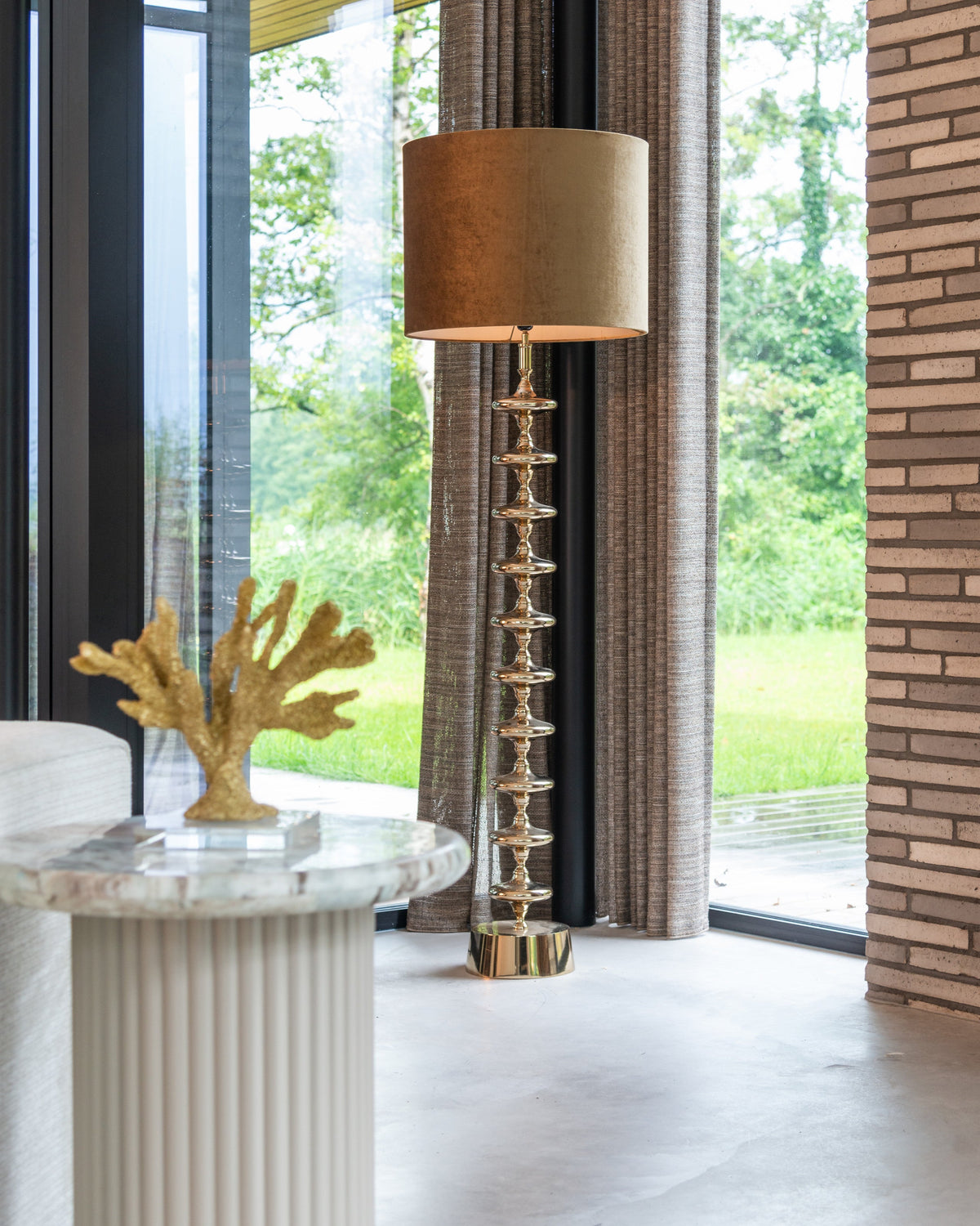 Bijzettafel Coronel Blush beige