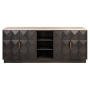 Dressoir Claremont brown  4-doors 2-shelves