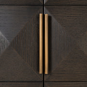 Dressoir Claremont brown  4-doors 2-shelves