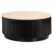 Salontafel Hampton dark brown 90Ø