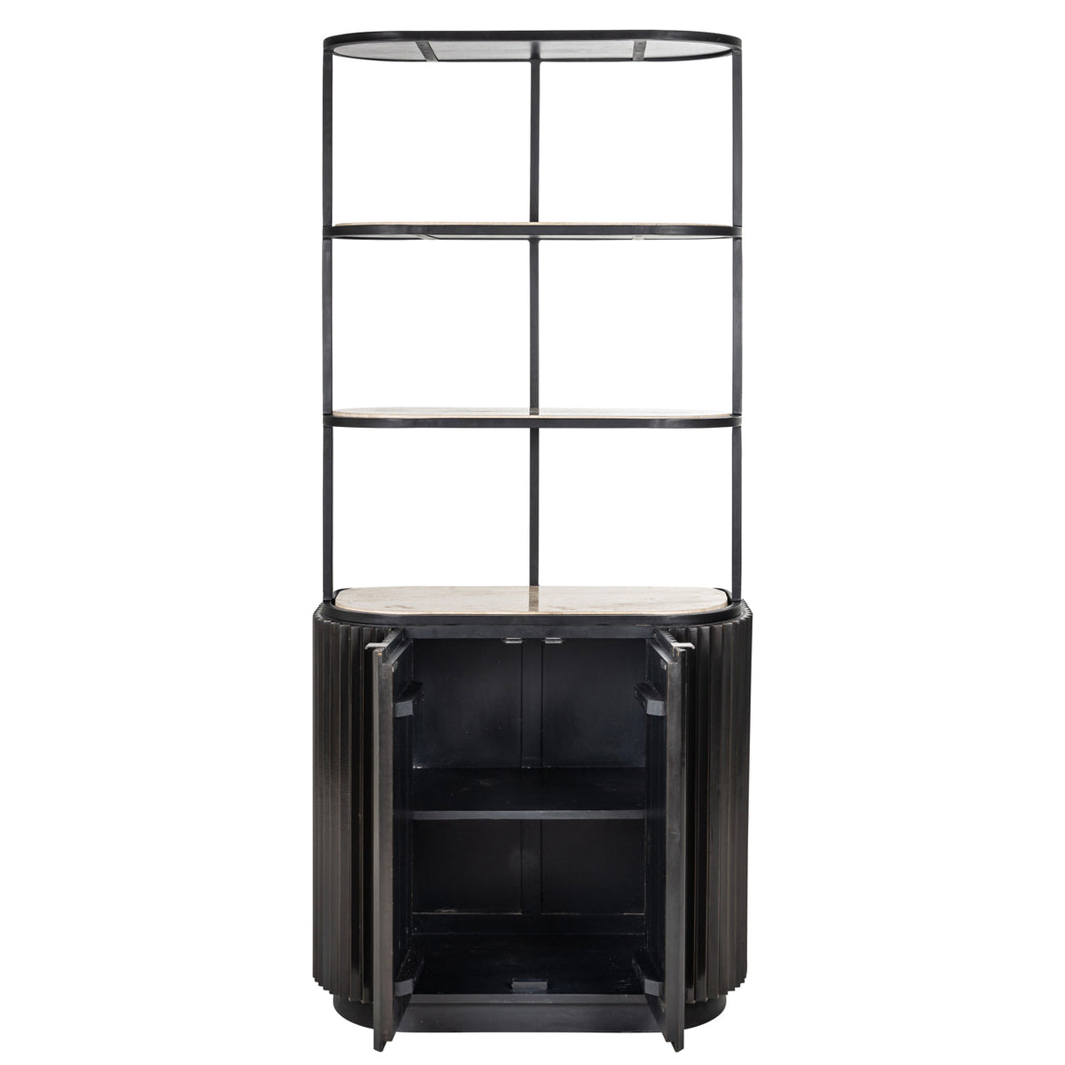Opbergkast Hampton dark brown