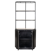 Opbergkast Hampton dark brown