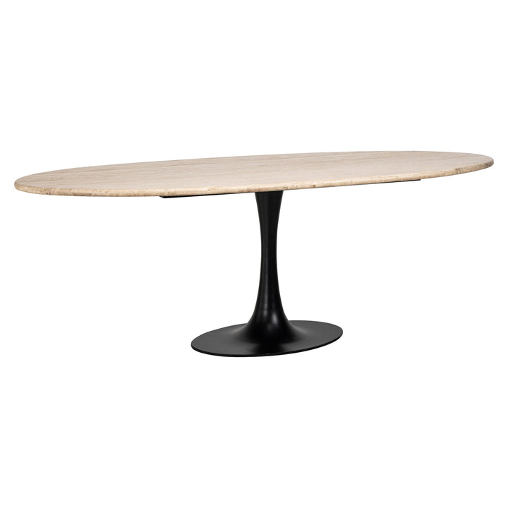 Eettafel Hampton black oval 230