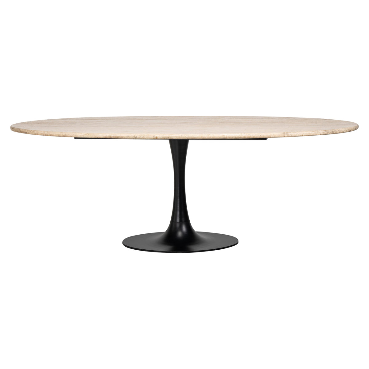 Eettafel Hampton black oval 230