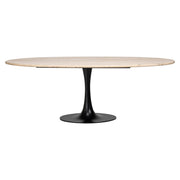 Eettafel Hampton black oval 230