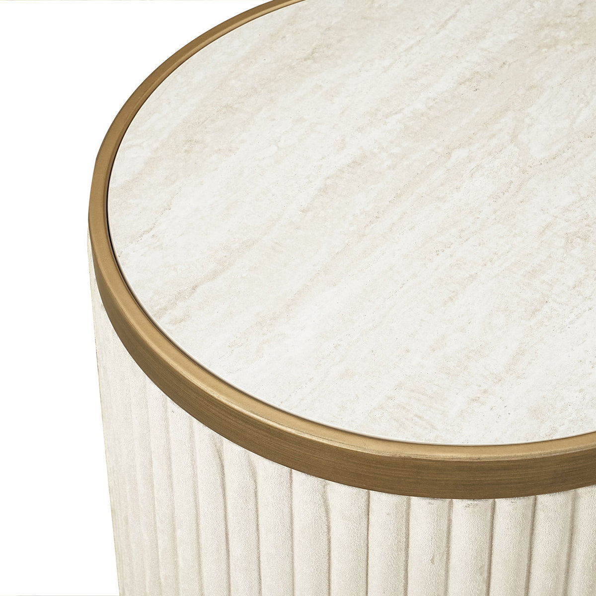 Bijzettafel Tivoli white (Set of 2)