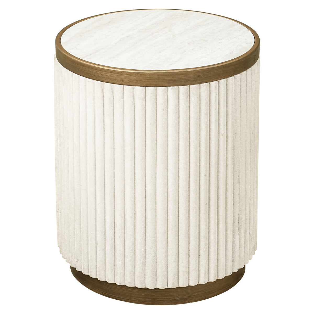 Bijzettafel Tivoli white (Set of 2)