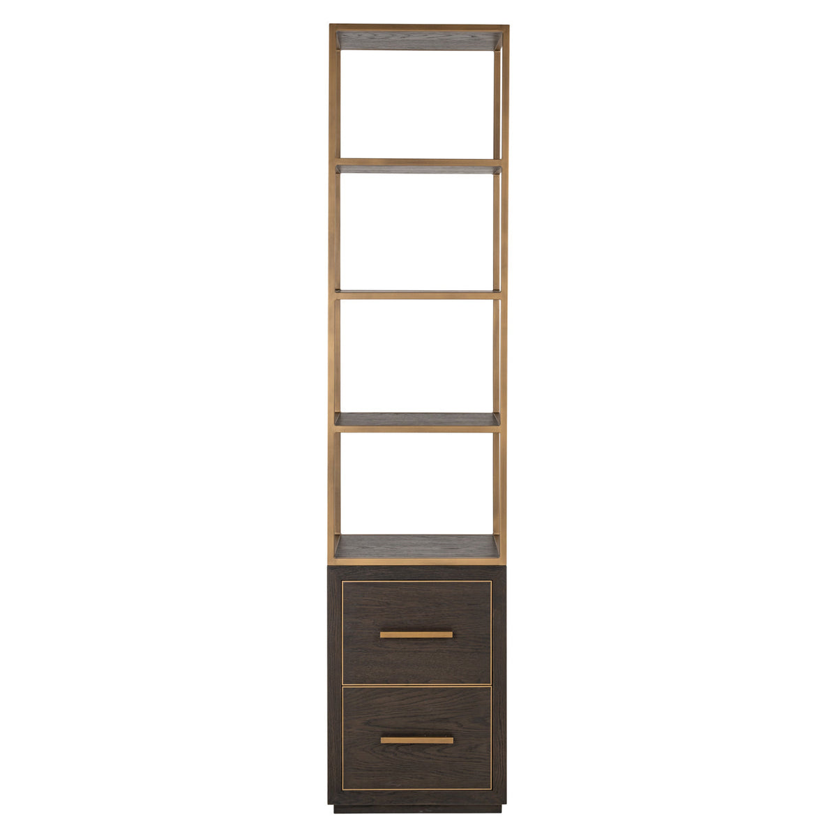 Wandkast Carter brown small 2-drawers