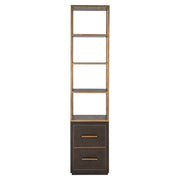 Wandkast Carter brown small 2-drawers