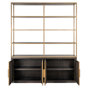 Wandkast Carter brown large 4-doors