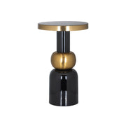 Bijzettafel Mose black 41Ø