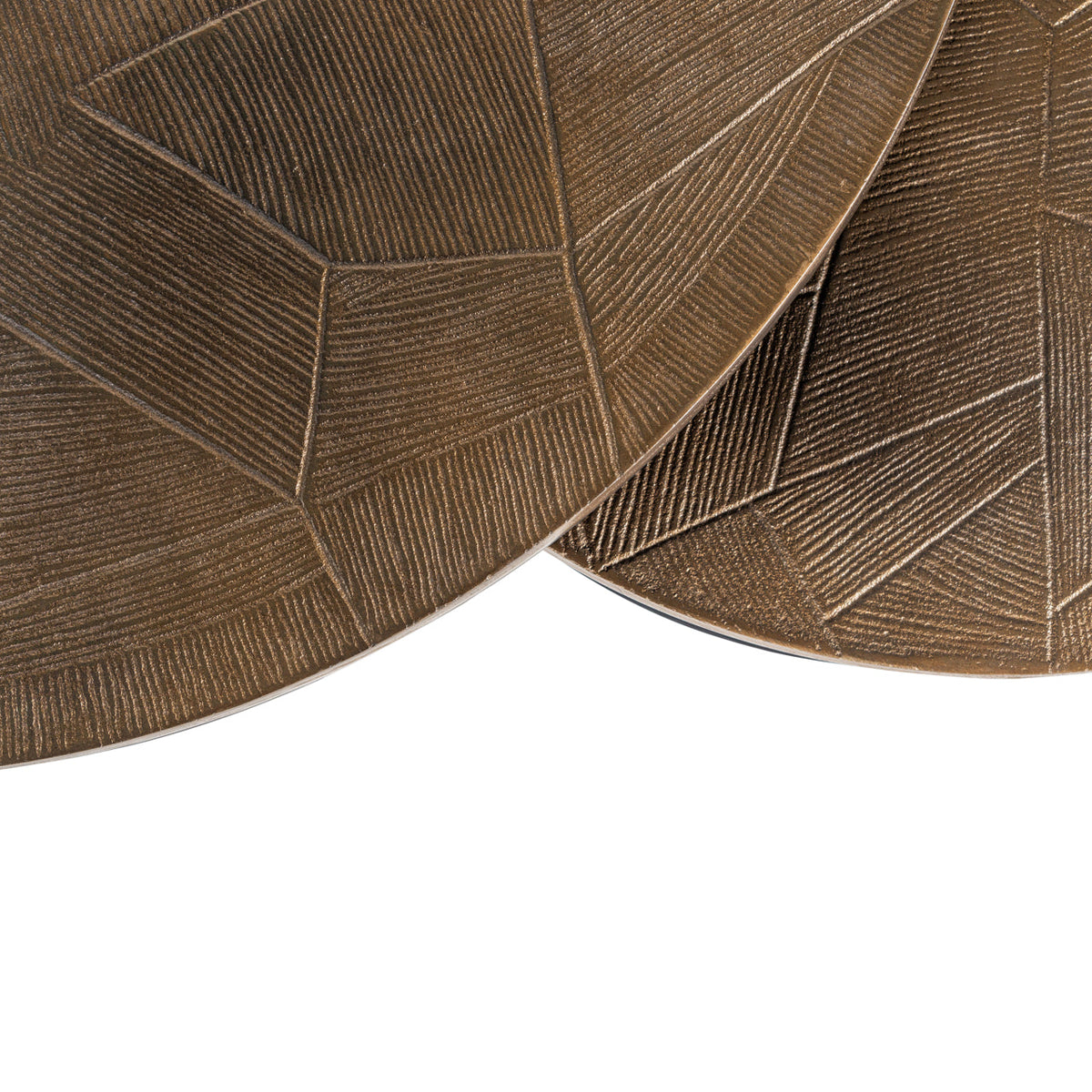 Salontafel Tulum brushed gold (Set of 2)