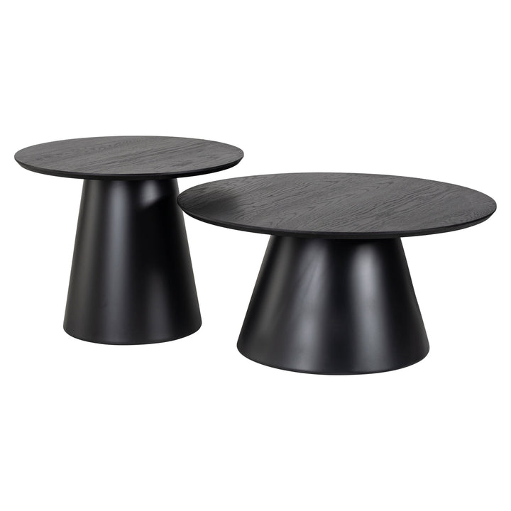 Salontafel Jazz black (Set of 2)
