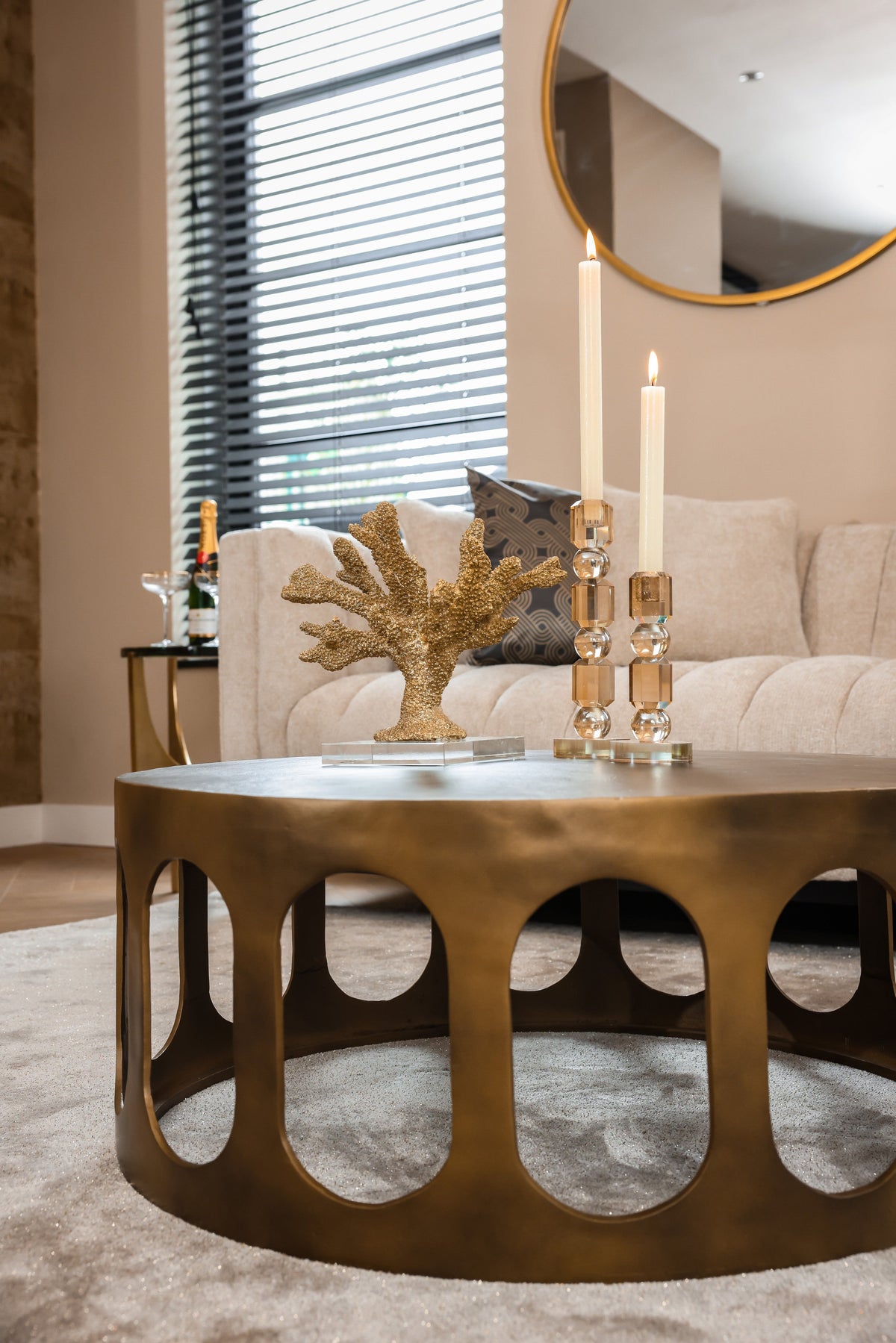 Decoratief object Mette gold