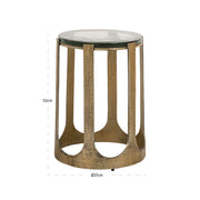 Bijzettafel Rixo gold