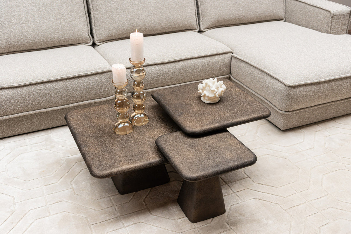 Salontafel Marlie gold (Set of 3)