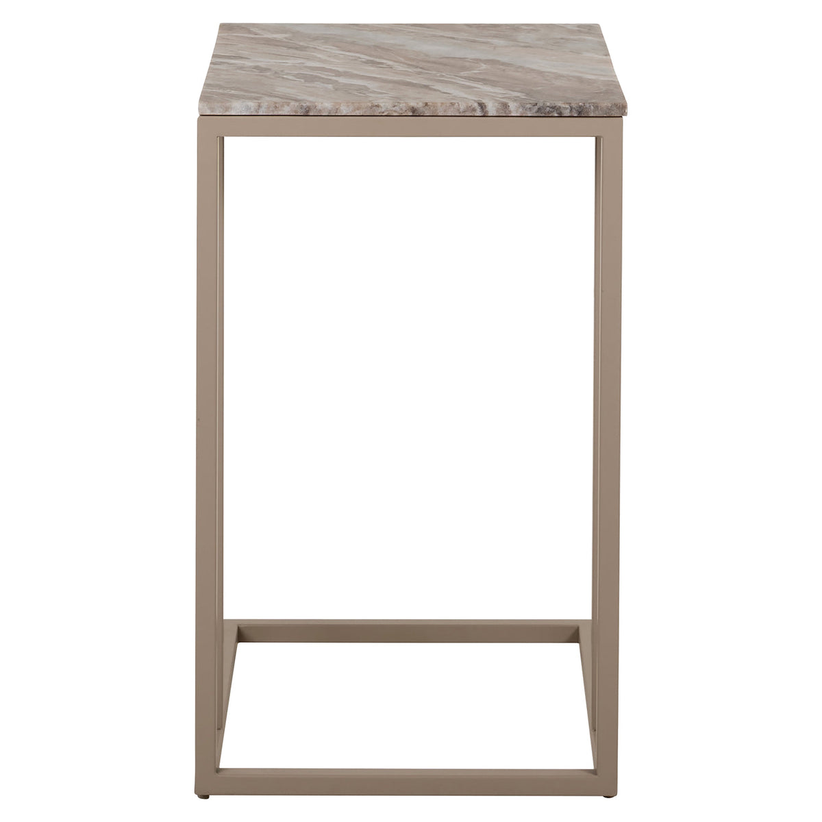 Bankbijzettafel Fairfax clay