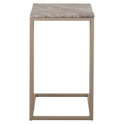 Bankbijzettafel Fairfax clay