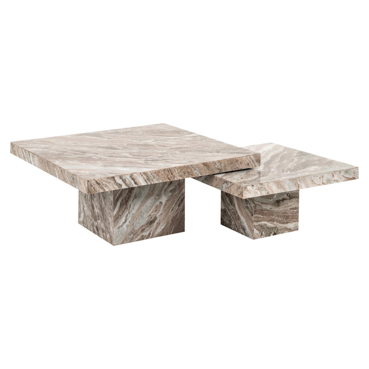 Salontafel Rashford Blush beige (Set of 2)