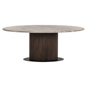 Eettafel Rashford Blush beige oval 200