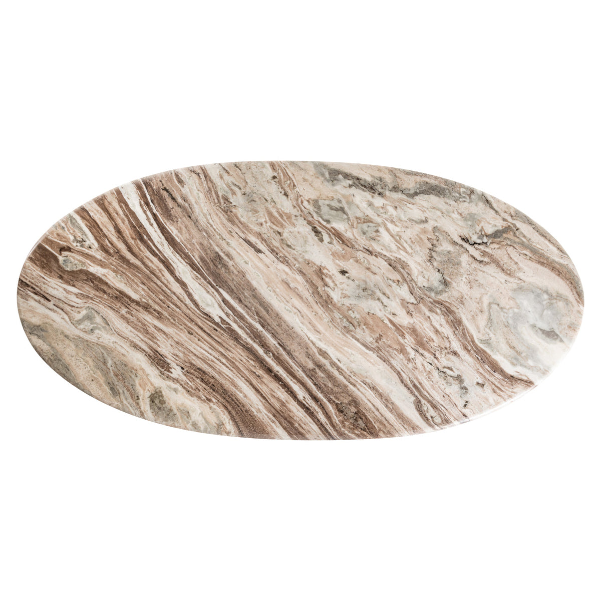 Eettafel Rashford Blush beige oval 200