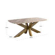Salontafel Bottega Blush beige