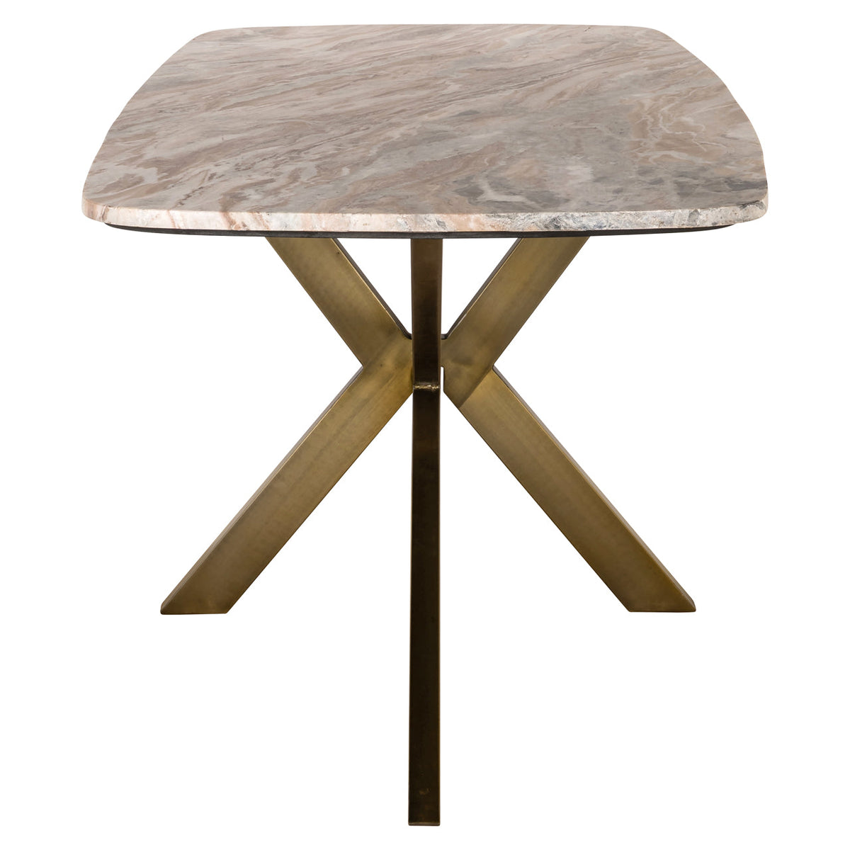 Eettafel Bottega Blush beige danish oval 220