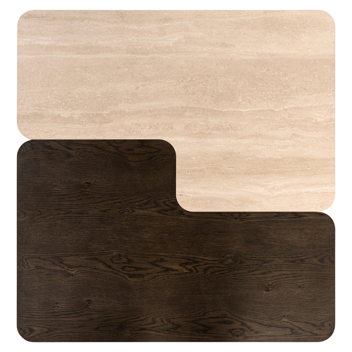 Salontafel Nando brown (Set of 2)