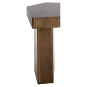 Console Hexa brushed gold