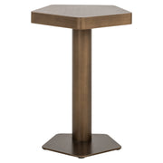 Bankbijzettafel Hexa brushed gold