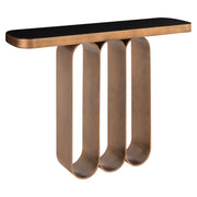 Console Locarno brushed gold