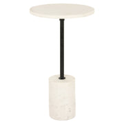 Bijzettafel Misty black/white 30Ø