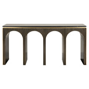 Console Les Arcs brushed gold