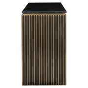 Console Les Arcs brushed gold