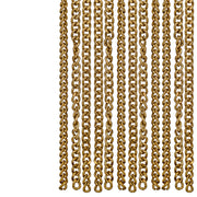 Decoratief object Curtain gold chain