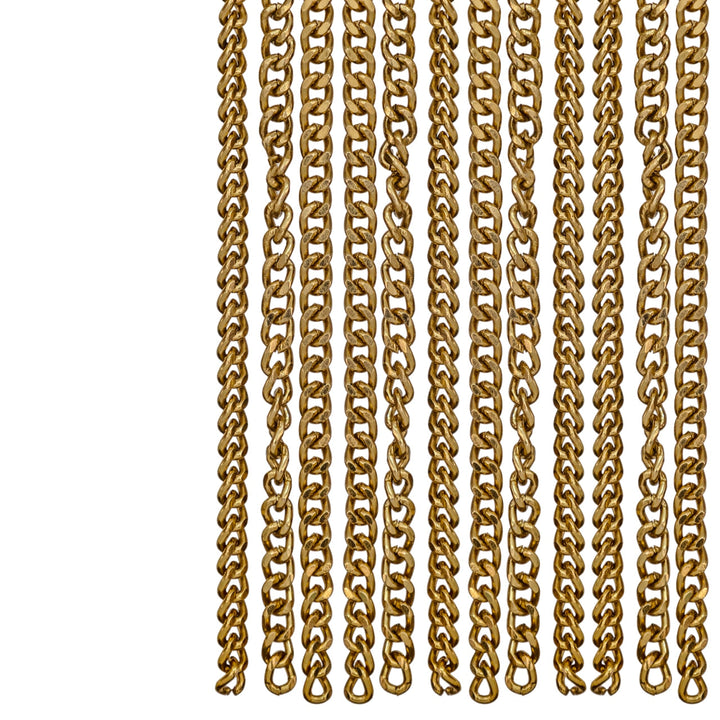 Decoratief object Curtain gold chain