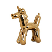 Decoratief object Balloonicorn gold