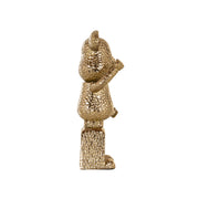 Decoratief object Bear gold standing