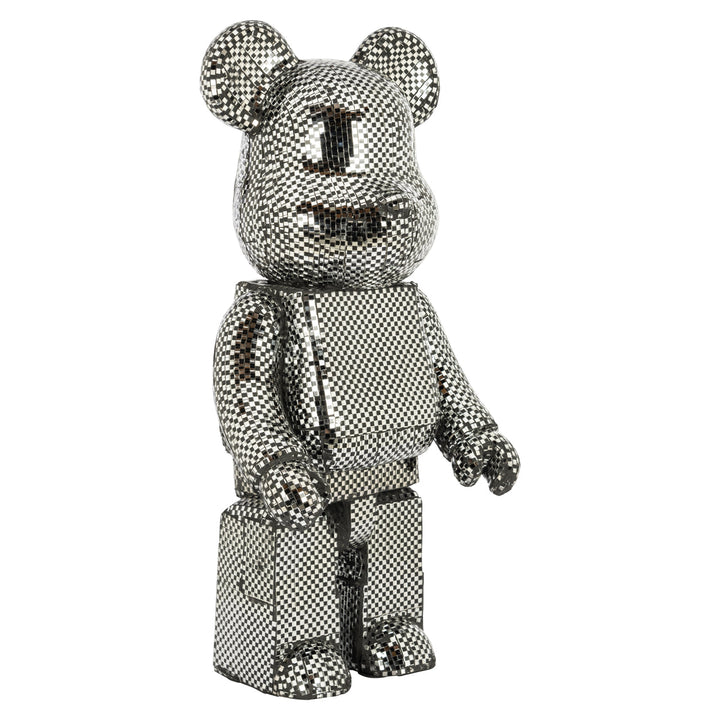 Decoratief object Bear silver small