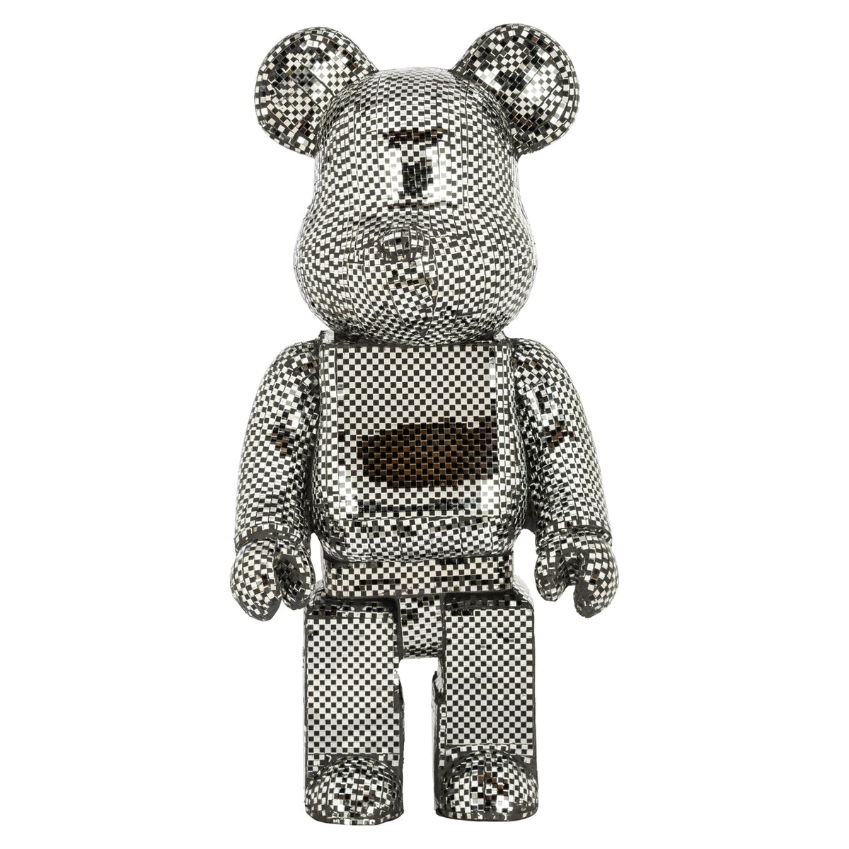 Decoratief object Bear silver small