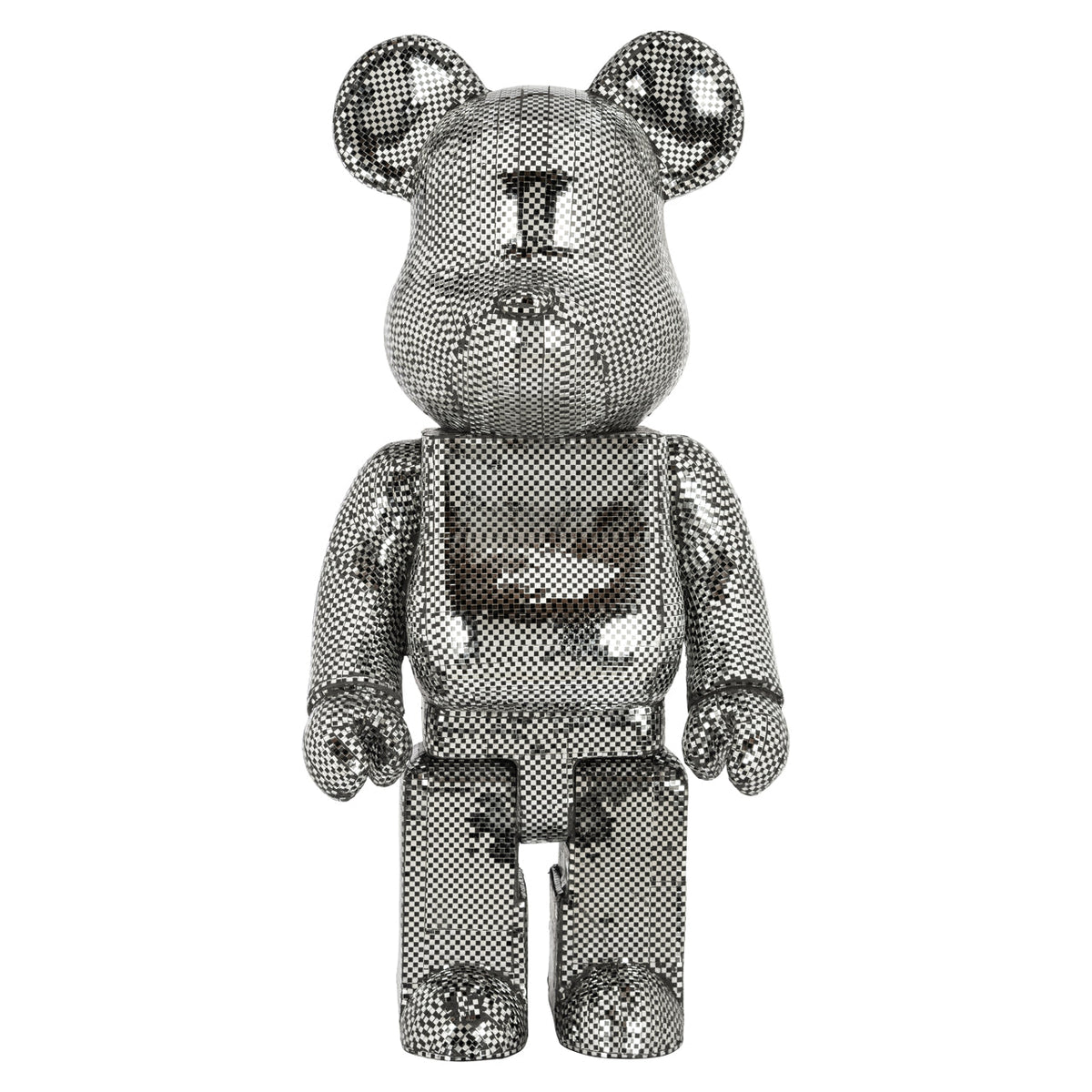 Decoratief object Bear silver large