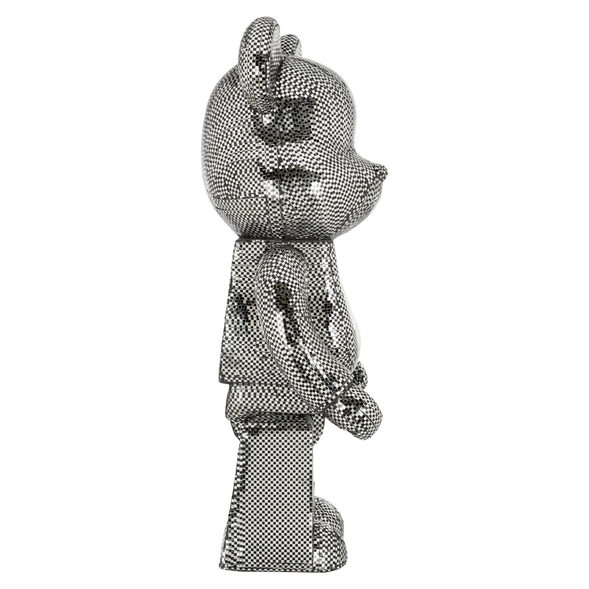 Decoratief object Bear silver large