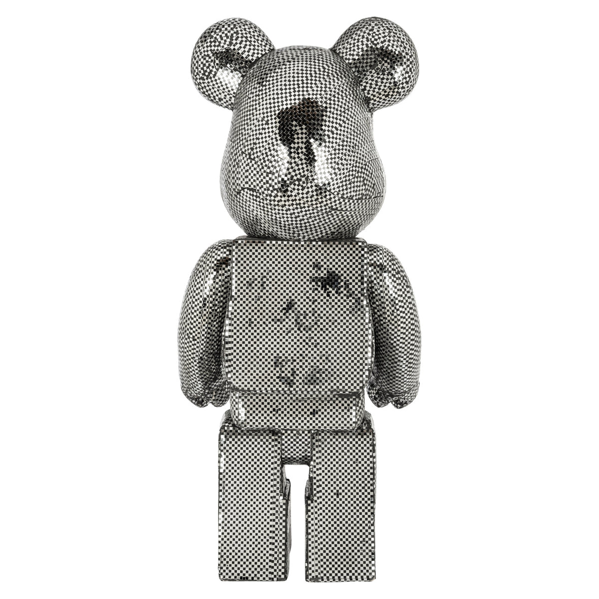 Decoratief object Bear silver large