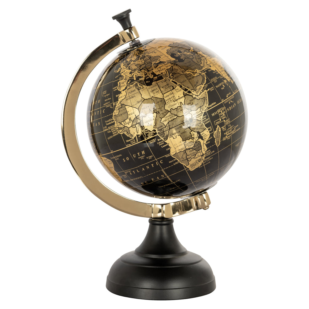 Decoratief object Jilly black/gold