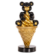 Decoratief object Harly black/gold
